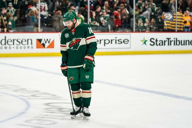 Teams continue to call the Minnesota Wild about forward Jason Zucker.