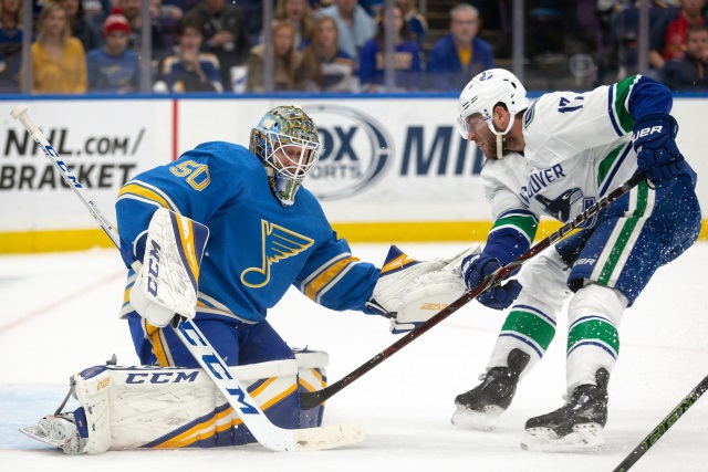 One of the keys to the St. Louis Blues offseason is signing RFA Jordan Binnington.