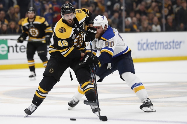 Will Bruins forward David Krejci Be A Cap Casualty In Boston?