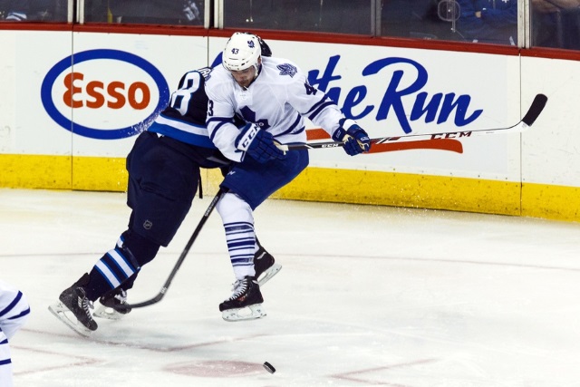 Nazem Kadri and Jacob Trouba