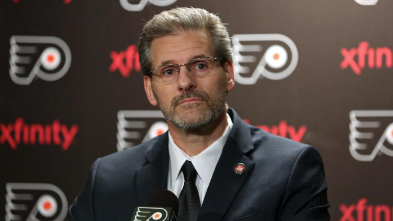 Penguins hire Ron Hextall and Brian Burke. Flyers-Capitals postponed. John Tortorella on benching Patrik Laine.