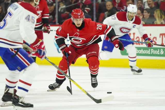 Carolina Hurricanes GM said they'd match any offer sheet for Sebastian Aho.