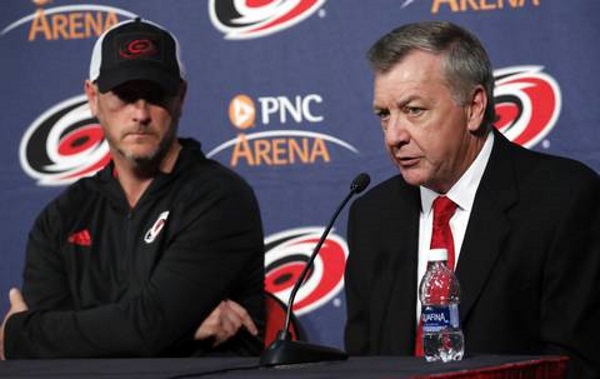 Carolina Hurricanes owner Tom Dundon doesn't see Don Waddell leaving