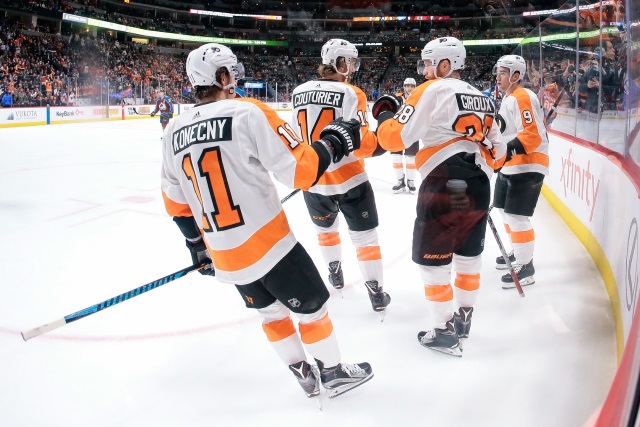 The Philadelphia Flyers still need to sign RFAs Ivan Provorov and Travis Konecny.