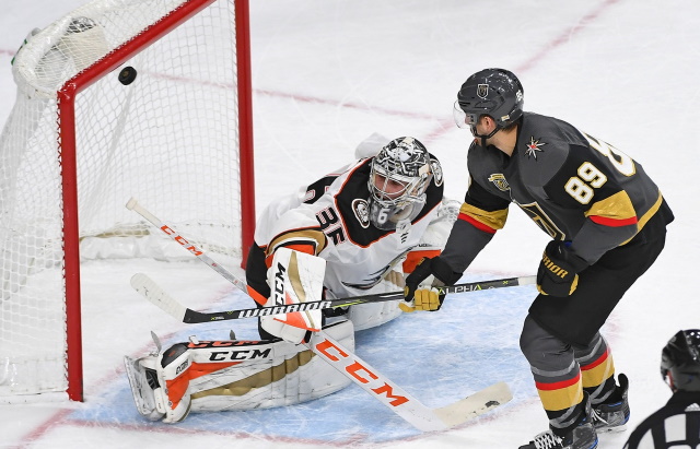 John Gibson and Alex Tuch are just two of several notable players dealing with injuries heading into the first week of the season.