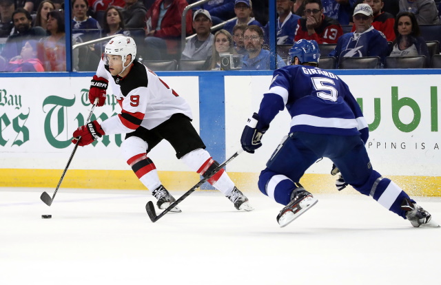 Taylor Hall plays in his first game since December 23rd. Dan Girardi retires from the NHL.