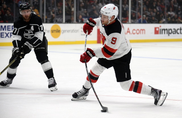 The New Jersey Devils and Taylor Hall haven't discussed numbers yet.