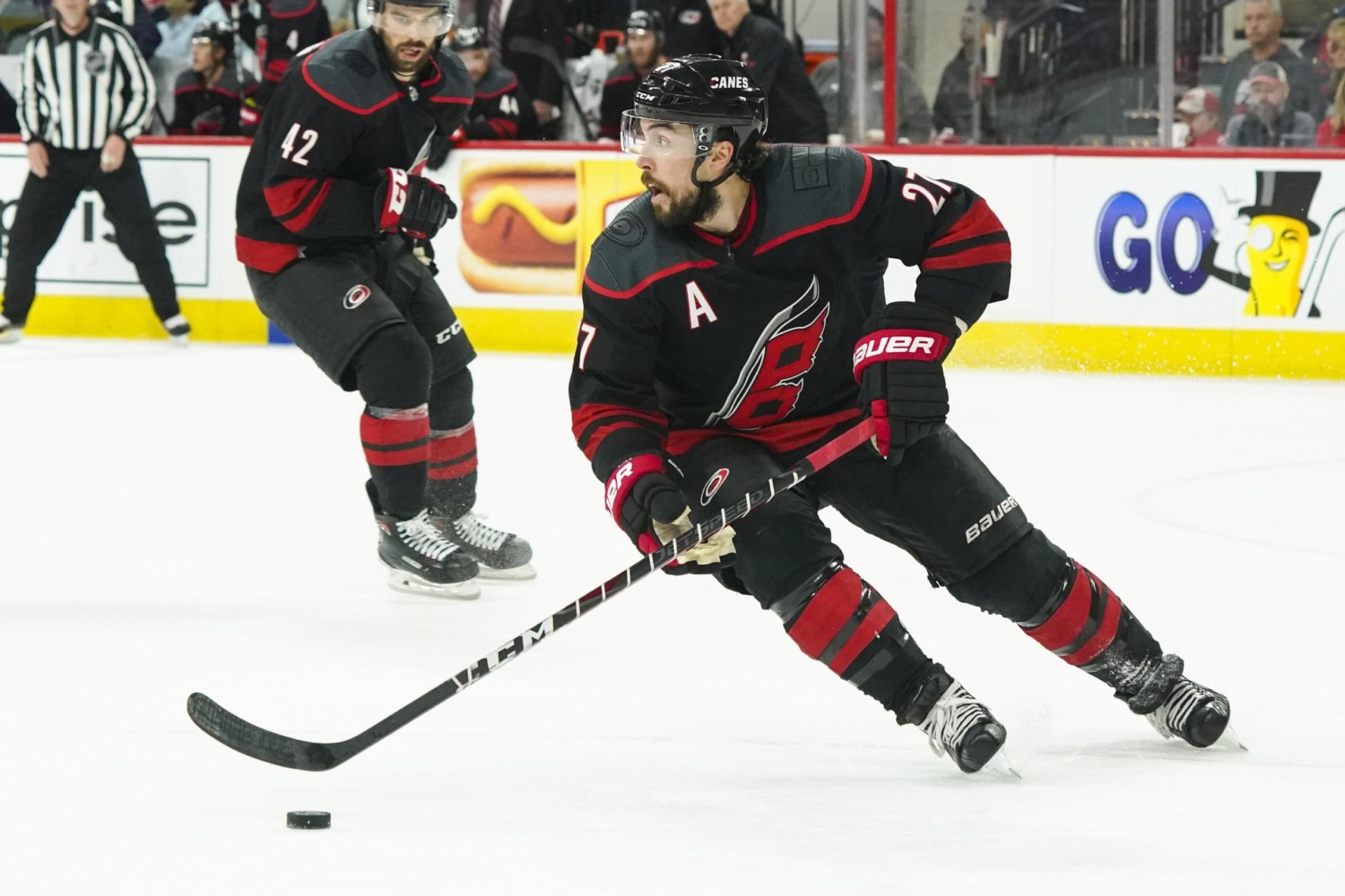 Carolina Hurricanes defenseman Justin Faulk