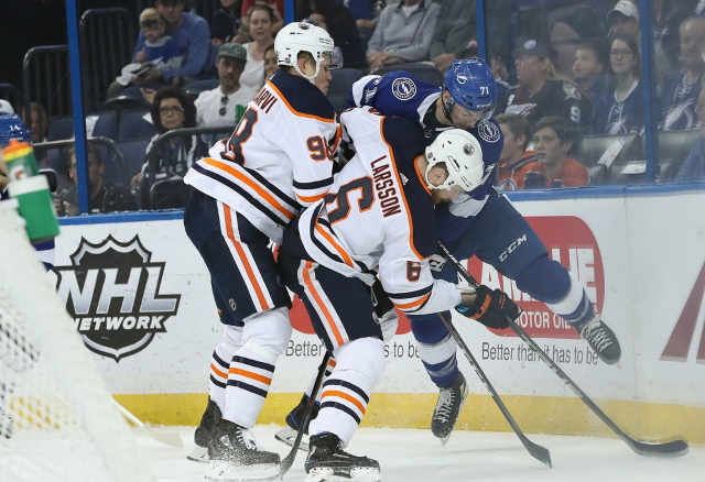 No talks between the Oilers, Adam Larsson, Ryan Nugent-Hopkins. Toronto Maple Leafs looking for secondary scoring. Panthers controversy?