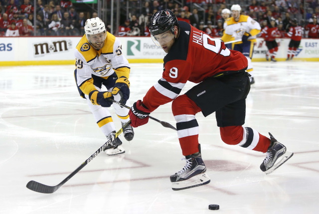 Making sense, or nonsense, at some speculation involving New Jersey Devils Taylor Hall, Nashville Predators Roman Jose, and Buffalo Sabres Rasmus Ristolainen.