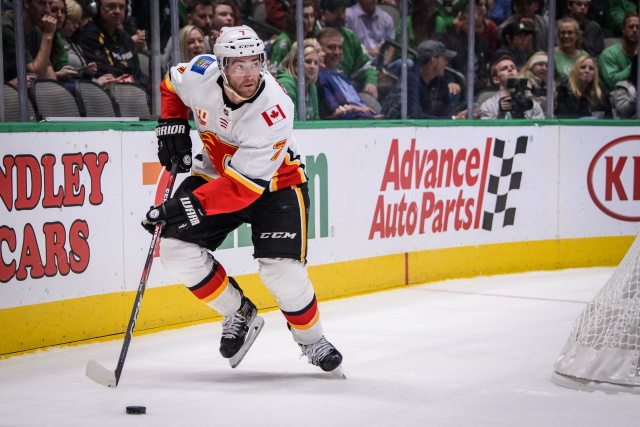 Calgary Flames defenseman T.J. Brodie could hit the trade market at some point. He has an 8-team no-trade clause.