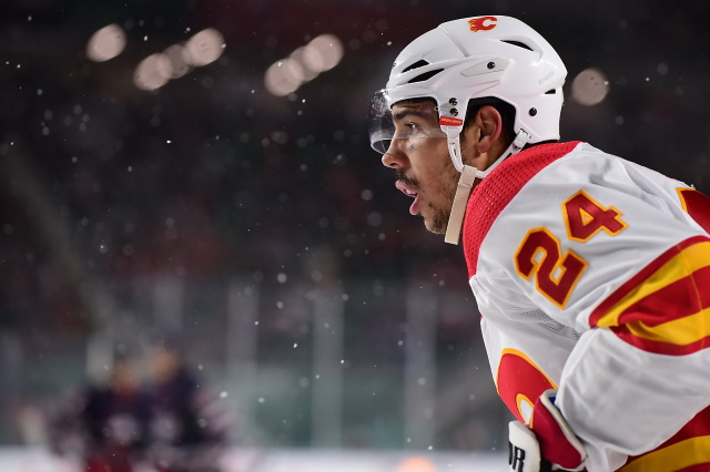 Calgary Flames defenseman Travis Hamonic is one of 15 players on TSN's first NHL trade bait board of the season.