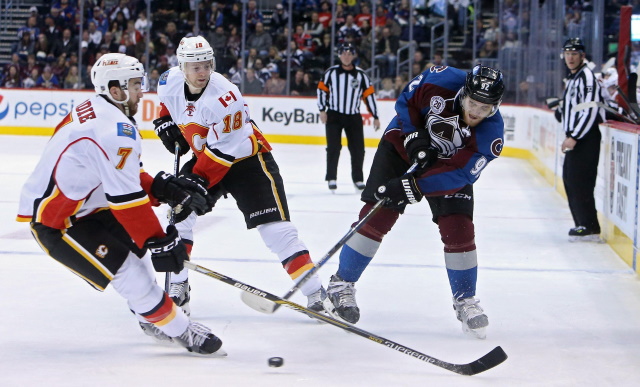 Flames issues statement on T.J. Brodie. Gabriel Landeskog hasn't resumed skating yet.