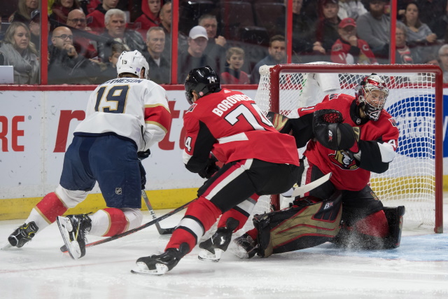 Could the Florida Panthers look at Senators Craig Anderson?