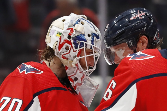 The Washington Capitals won't be talking extension with Braden Holtby during the season. Term sticking point for Nicklas Backstrom and the Capitals.