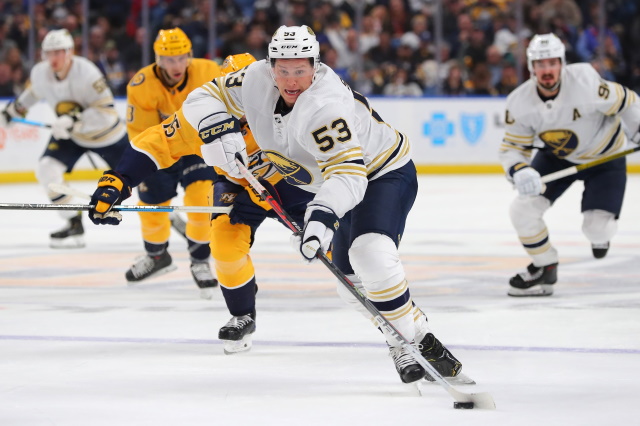 Sabres forward Jeff Skinner out three to four weeks