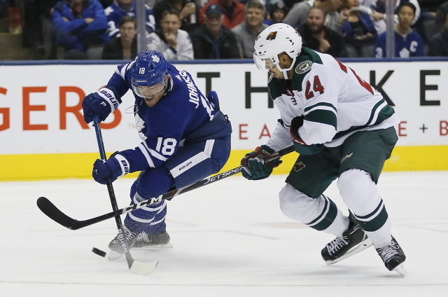 The Toronto Maple Leafs are on the hunt for defensemen that can play on the right side.