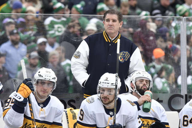 The Nashville Predators have fired head coach Peter Laviolette and assistant coach Kevin McCarthy.