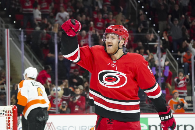 Carolina Hurricanes defensemen Dougie Hamilton out indefinitely after surgery on his fractured fibula.