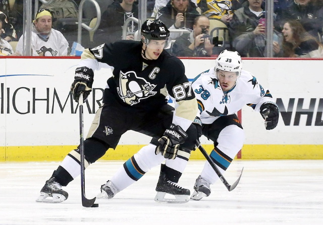 Sidney Crosby still going through the rehab process. Logan Couture has a small fracture in his left ankle