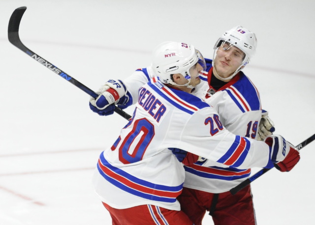 The New York Rangers have a month to make some decisions with their pending free agents.