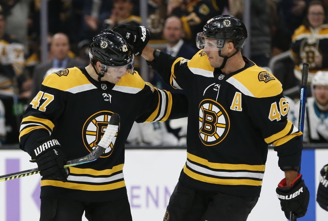 Could the Boston Bruins move David Krejci, a move to help fit in a Torey Krug extension?