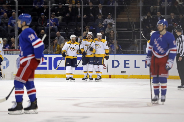 From not moving to trade possibilities - Nashville Predators and New York Rangers