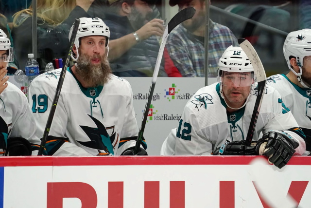 Joe Thornton and Patrick Marleau are among the NHL's all-time scoring leaders, and this could be the final season for the 40-year old forwards.