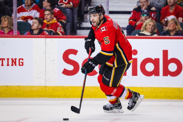 Calgary Flames Mark Giordano's injury not as bad as originally thought.