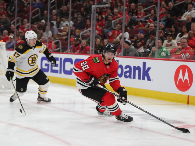 The Boston Bruins have some interest in Chicago Blackhawks' forward Brandon Saad.