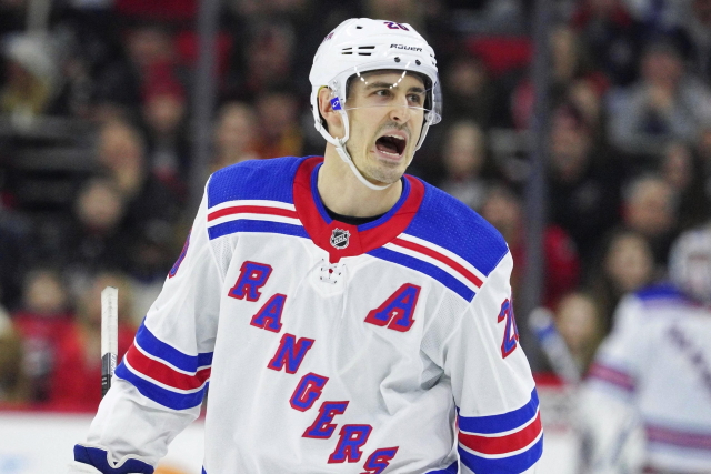 Chris Kreider fractures his foot.