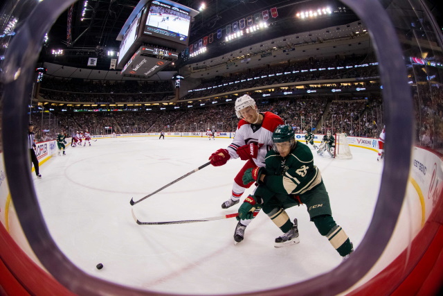 The Carolina Hurricanes had checked in on Jonas Brodin and Matt Dumba.