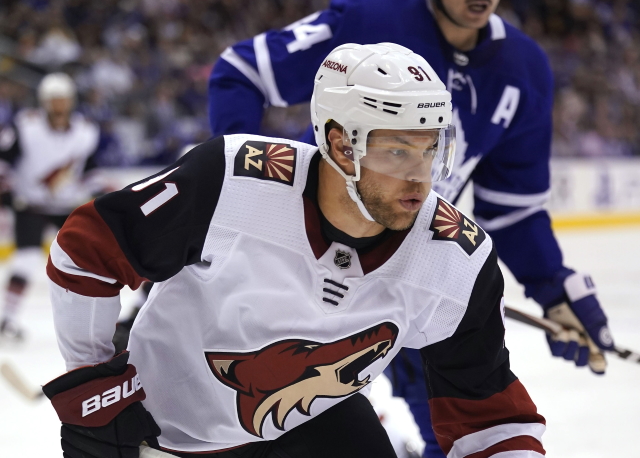 Arizona Coyotes GM has spoken with Taylor Hall's agent.