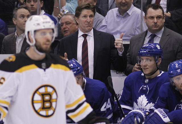 The Toronto Maple Leafs would have hired Guy Boucher if they didn't hire Mike Babcock.