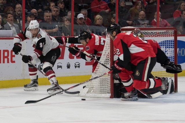 Ottawa Senators Craig Anderson hasn't thought much about his future. Arizona Coyotes GM John Chayka has spoken with Taylor Hall and his agent.