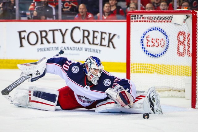 The Columbus Blue Jackets have pending free agent goaltenders in Joonas Korpisalo and Elvis Merzlikins.