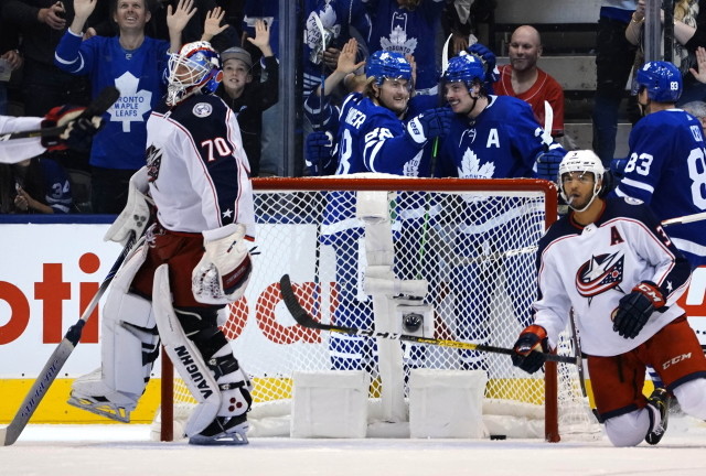 A look into the play-in matchup between the Toronto Maple Leafs and the Columbus Blue Jackets. Each team's strengths, weaknesses, injury updates, and playoff prediction.