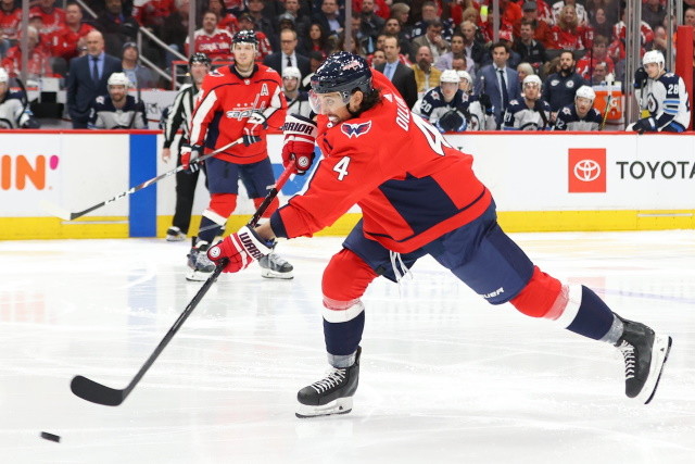 Washington Capitals defenseman Brenden Dillon hopes he can re-sign.