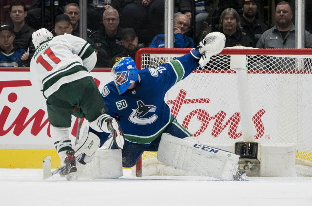 Looking at the betting odds and some storylines for the play-in Western Conference series between Minnesota Wild and the Vancouver Canucks.