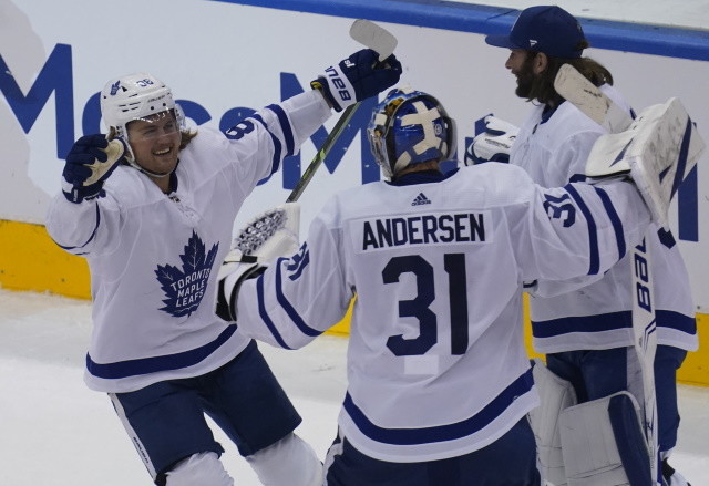 Will the Toronto Maple Leafs consider breaking up their big four? Will goaltender Frederik Andersen be back? Time to move William Nylander?