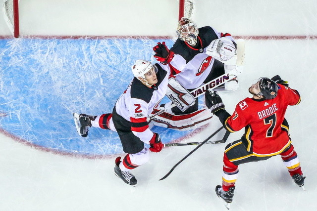 Two potential free agent options for the Devils blue line. Blackhawks priority is to re-sign Crawford but they are looking at other options