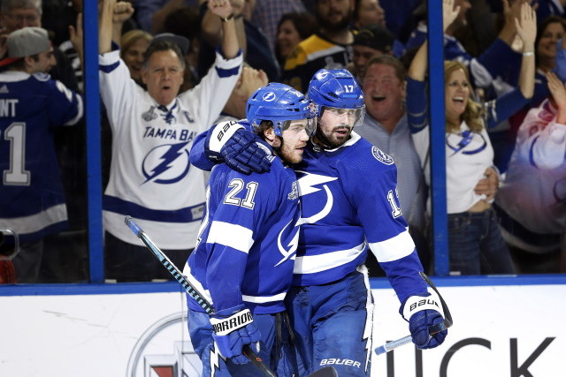 Alex Killorn's suspension is over and Brayden Point practiced yesterday. At least one will be back for their 3:00 PM ET matchup with the Islanders.