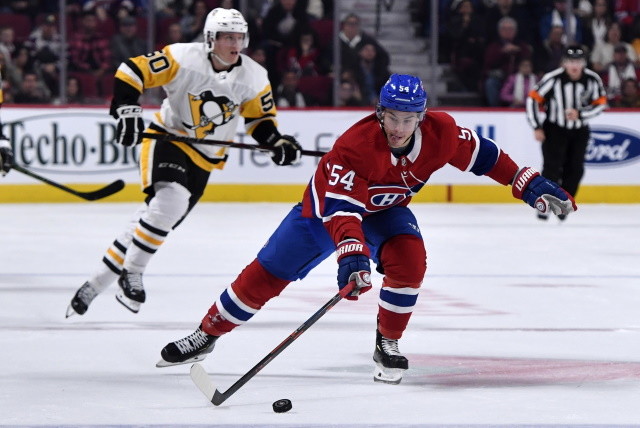 Montreal Canadiens Charles Hudon may welcome a change of scenery. The Pittsburgh Penguins need to make some moves to help fill some holes.