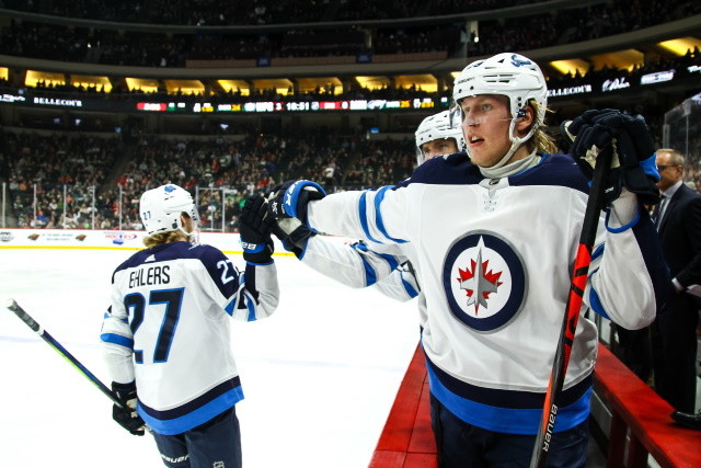 Winnipeg Jets forward Patrik Laine didn't really put any water on the trade request speculation fire from the offseason.