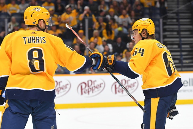 Could the Nashville Predators consider a Kyle Turris buyout? Mikael Granlund and Craig Smith are not coming back for sure.