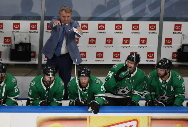 Head coaching notes for the Dallas Stars, Carolina Hurricanes, Arizona Coyotes, Chicago Blackhawks, Columbus Blue Jackets, and the Washington Capitals.