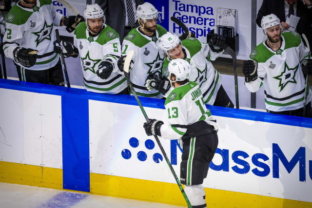 After taking Game 1 4-1, the Dallas Stars were down 3-0 quickly in Game 2. They clawed their way back, but came up short 3-2.