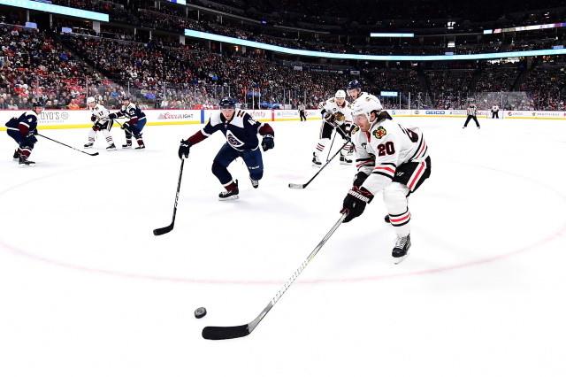 The Chicago Blackhawks trade Brandon Saad and defenseman Dennis Gilbert to the Colorado Avalanche for defensemen Nikita Zadorov and Anton Lindholm.