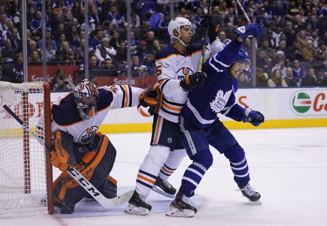 The Toronto Maple Leafs took calls on the No. 15 right until the end. Edmonton Oilers GM on the trade market and their search for a goaltender