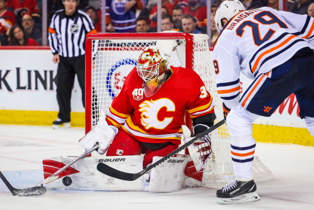 Cam Talbot hopes to remain with the Calgary Flames. The Edmonton Oilers may need a short-term add if Oscar Klefbom is out long-term.